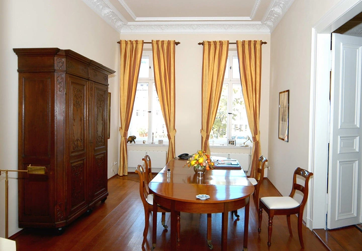 Goldschmidtstraße 16, Wohnzimmer